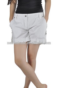 ladies fashion summer white women short pants